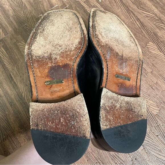 Mezlan Genuine Black‎ Crocodile Oxfords Men’s Size 10.5M - Picture 8 of 11